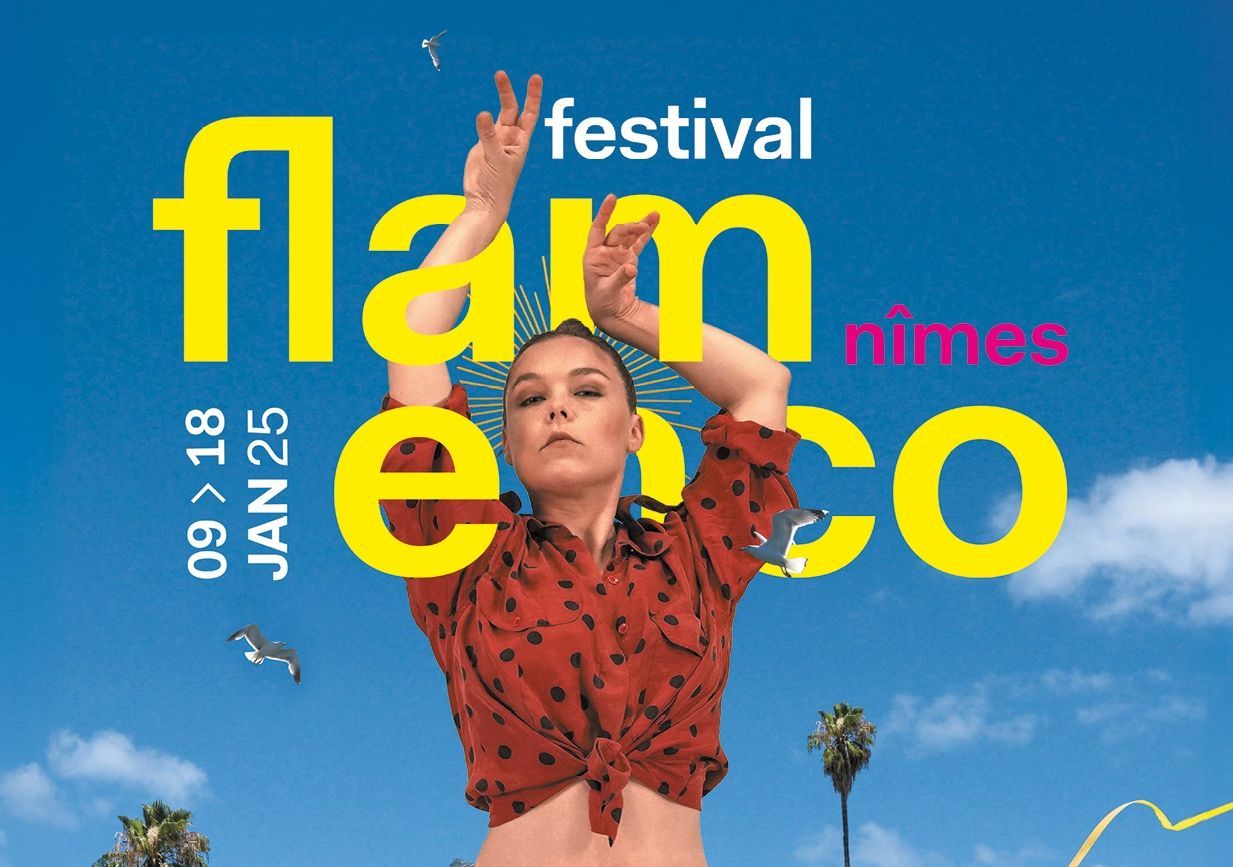 Affiche officielle du Festival de Flamenco 2025 à Nîmes